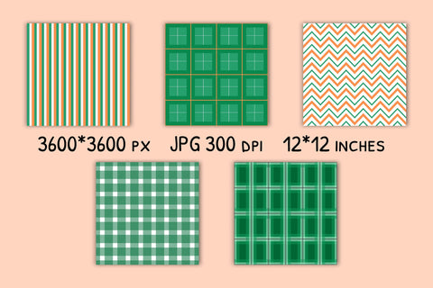 St Patrick's Day Digital Paper Pack | JPG Pattern collection Digital Pattern AnnaViolet_store 