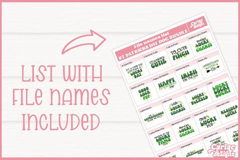 St Patrick's Day Dog Bundle | Dog Bandana SVG Bundle SVG Carla C Designs 