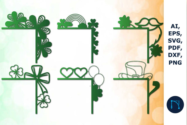 St Patrick's Day Door corner SVG bundle SVG MD JOYNAL ABDIN 