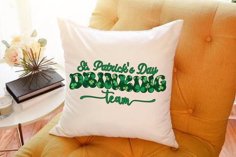 St. patrick's day drinking team Sublimation designartist 