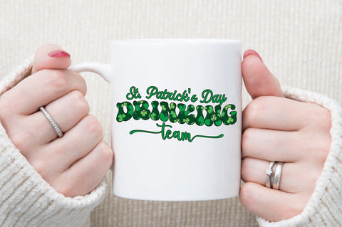 St. patrick's day drinking team Sublimation designartist 