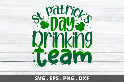 St. patrick's day drinking team SVG Designangry 