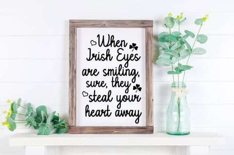 St Patrick's Day Farmhouse Sign Bundle SVG DESIGNISTIC 