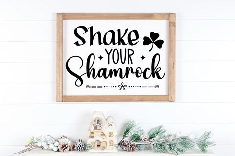 St Patrick's Day Farmhouse Sign Bundle SVG DESIGNISTIC 