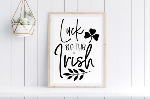 St Patrick's Day Farmhouse Sign Bundle SVG DESIGNISTIC 