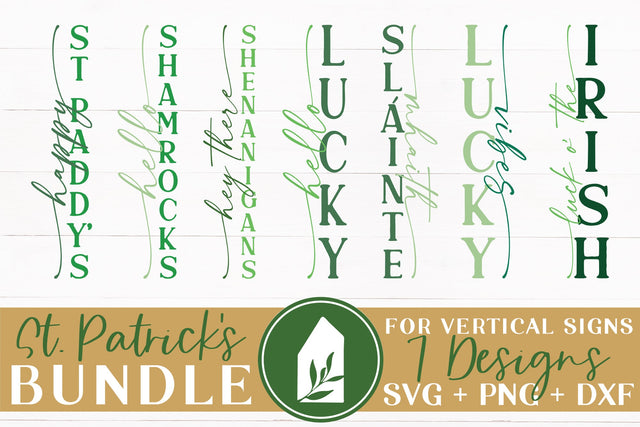 St. Patrick's Day Front Porch Sign SVG Bundle SVG LilleJuniper 