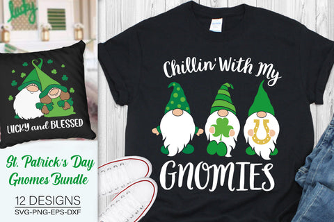 St. Patrick's Day Gnomes, St. Patrick's Day SVG Bundle SVG SvgMonkeys 