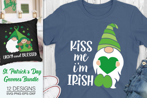 St. Patrick's Day Gnomes, St. Patrick's Day SVG Bundle SVG SvgMonkeys 
