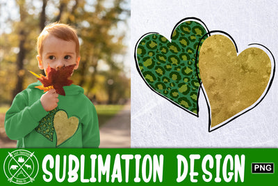 St. Patrick's Day Hearts Sublimation|St. Patricks Day Sublimation Last Frontier Design Co. 