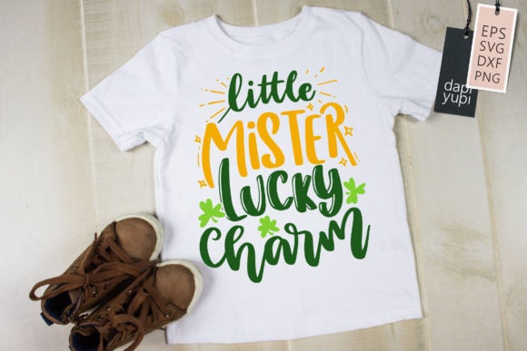 St. Patrick's Day Little Mister Lucky Charm SVG dapiyupi store 