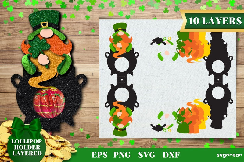 St Patrick's Day Lollipop Holders | SVG Candy Holders SVG SvgOcean 