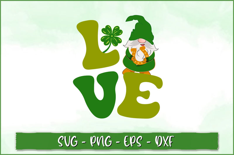 St Patrick's Day Love Retro SVG SVG Shetara Begum 