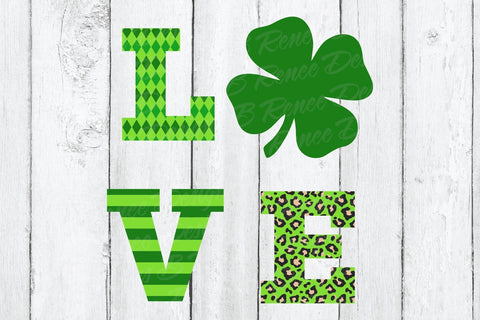 St. Patrick's Day Love SVG SVG B Renee Design 