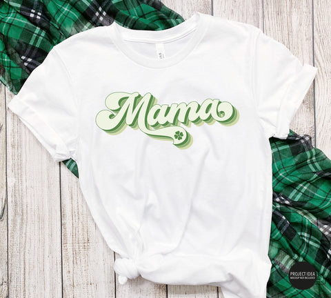St. Patricks Day Mama SVG cut files for Cricut SVG SVG Cut Studio 