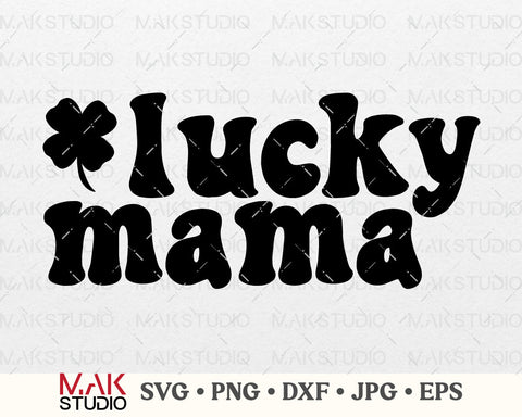St. Patrick's day mama svg, St. Patrick's day mini svg, Lucky mama svg, Lucky mini svg, Mama and mini svg, Lucky svg, St. Patrick's day svg SVG MAKStudion 