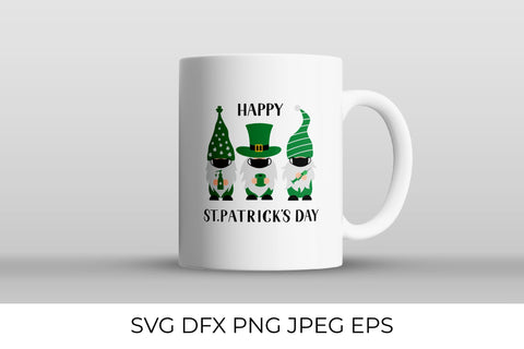 St. Patrick’s day masked gnomes SVG LaBelezoka 