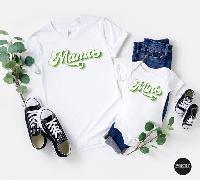 St. Patrick's Day Matching Mama Mini SVG cut files SVG SVG Cut Studio 
