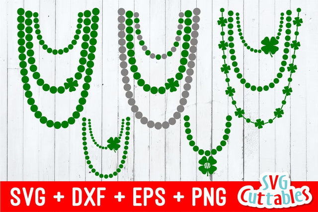 St. Patrick's Day Necklaces SVG Svg Cuttables 