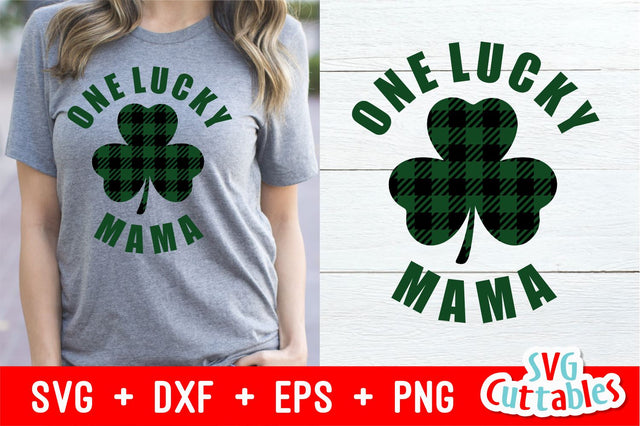 St. Patrick's Day One Lucky Mama SVG Svg Cuttables 
