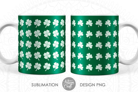 St Patrick's day photo mug template for 11oz SVG Artisan Craft SVG 