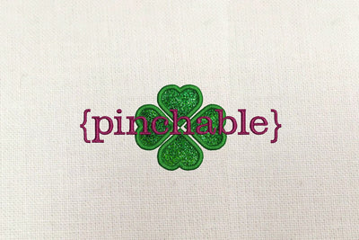 St. Patrick's Day Pinchable Applique Embroidery Embroidery/Applique Designed by Geeks 