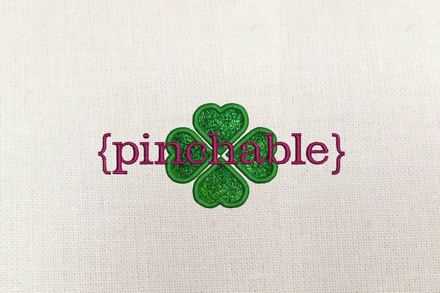 St. Patrick's Day Pinchable Applique Embroidery Embroidery/Applique Designed by Geeks 