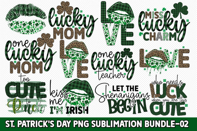 St. Patrick's day PNG Sublimation Bundle Sublimation fokiira 