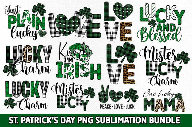 St. Patrick's day PNG Sublimation Bundle Sublimation fokiira 