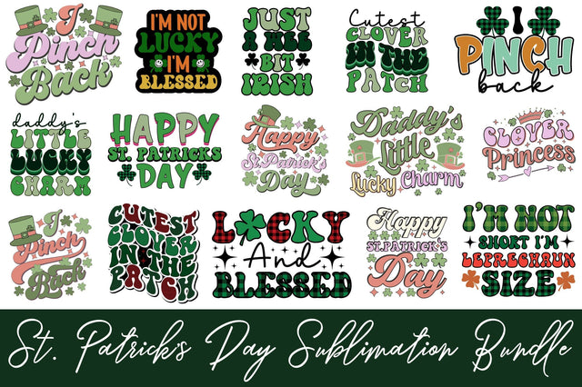 St. Patrick's Day PNG Sublimation Bundle Sublimation Rupkotha 