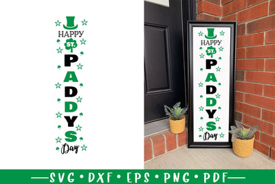 St Patrick's Day Porch Sign SVG - Happy St Paddy's Day SVG CraftLabSVG 