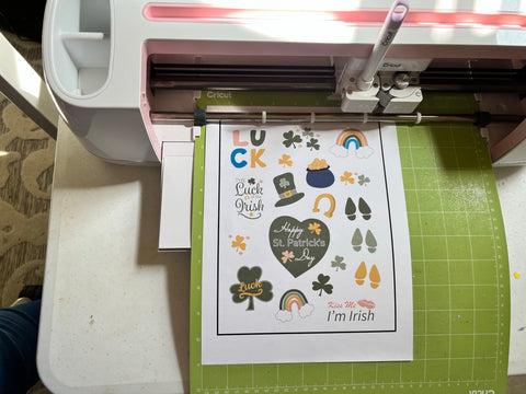 St. Patrick's Day Print and Cut Sticker Sheet PNG, SVG, JPEG SVG Alexis Glenn 