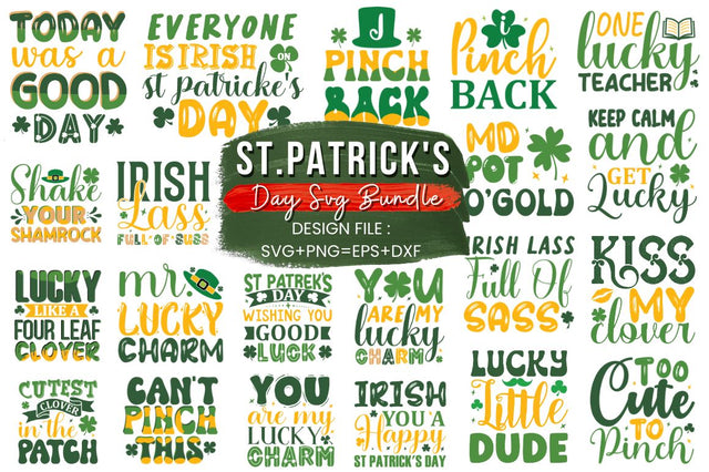 St Patrick's Day Quotes Svg Bundle SVG Regulrcrative 