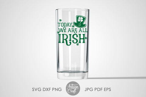 St Patrick's day quotes SVG with leprechaun hat SVG Artisan Craft SVG 