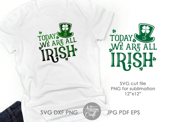 St Patrick's day quotes SVG with leprechaun hat SVG Artisan Craft SVG 