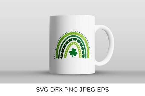 St. Patricks Day rainbow. Cute Patricks Rainbow SVG SVG LaBelezoka 