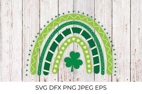 St. Patricks Day rainbow. Cute Patricks Rainbow SVG SVG LaBelezoka 