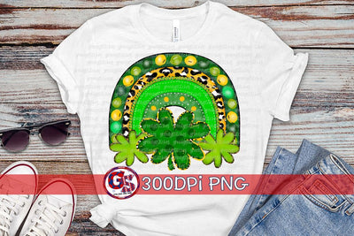 St. Patrick's Day Rainbow PNG for Sublimation Sublimation Greedy Stitches 