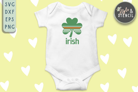 St Patricks Day - Shamrock SVG - Irish SVG Style and Stencil 