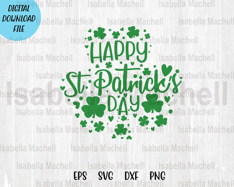St. Patrick's day shamrock svg SVG Isabella Machell 