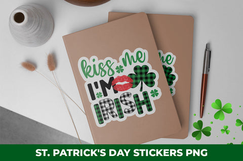 St. Patrick's Day Stickers PNG Bundle Sublimation fokiira 