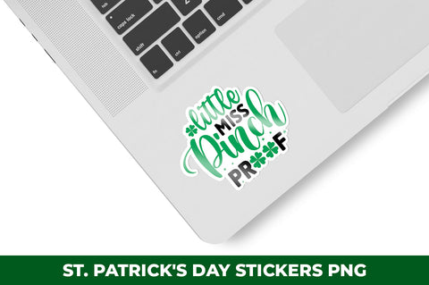St. Patrick's Day Stickers PNG Bundle Sublimation fokiira 