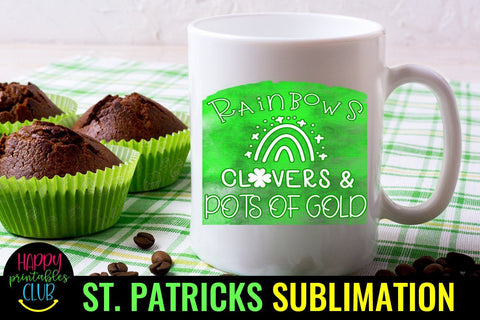 St Patricks Day Sublimation Bundle -St Patty Day Sublimation Sublimation Happy Printables Club 