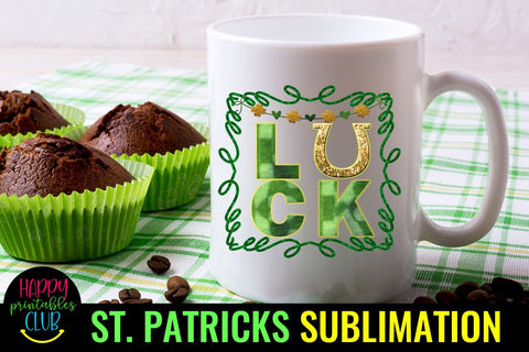 St Patricks Day Sublimation Bundle -St Patty Day Sublimation Sublimation Happy Printables Club 