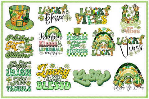 St. Patrick's Day Sublimation Bundle Sublimation Creativeart88 