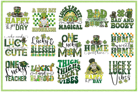St. Patrick's Day Sublimation Bundle Sublimation Creativeart88 