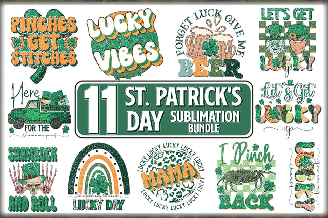 St. Patrick's Day Sublimation Bundle Sublimation Jagonath Roy 