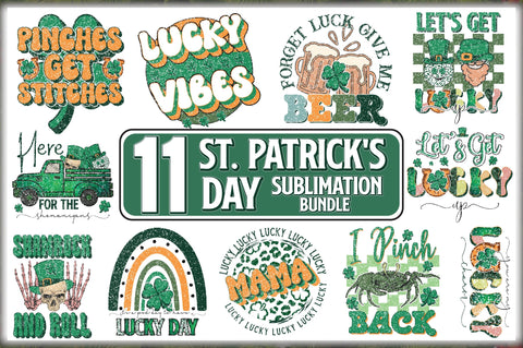 St. Patrick's Day Sublimation Bundle Sublimation Jagonath Roy 
