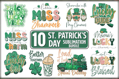 St. Patrick's Day Sublimation Bundle Sublimation Jagonath Roy 