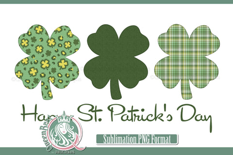 St Patrick's Day Sublimation Bundle Sublimation QueenBrat Digital Designs 