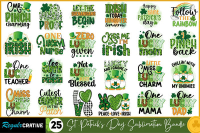 St Patrick's Day Sublimation Bundle Sublimation Regulrcrative 